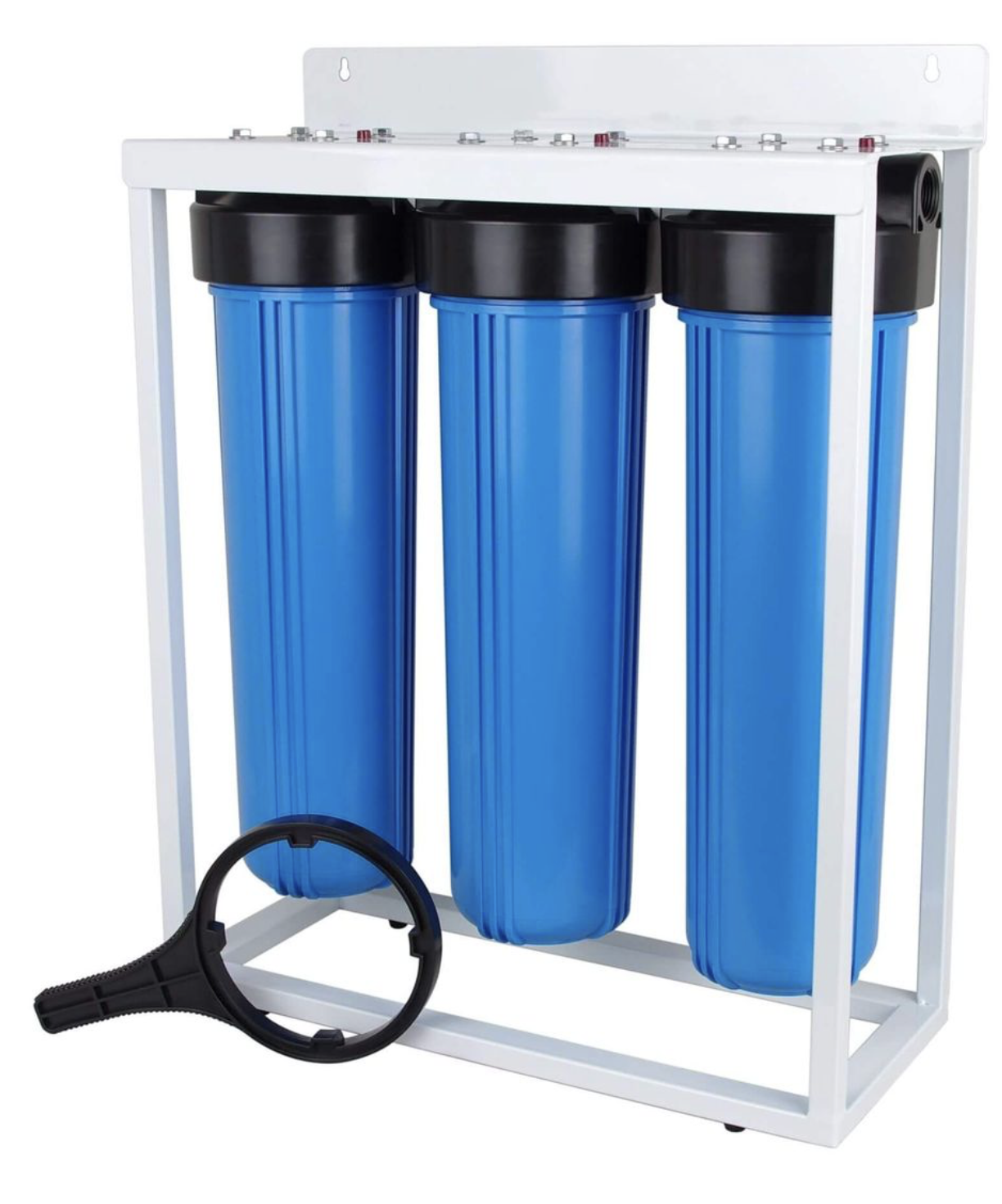 3 Stage 20" Big Blue Whole House Water Filtration System - Image 4
